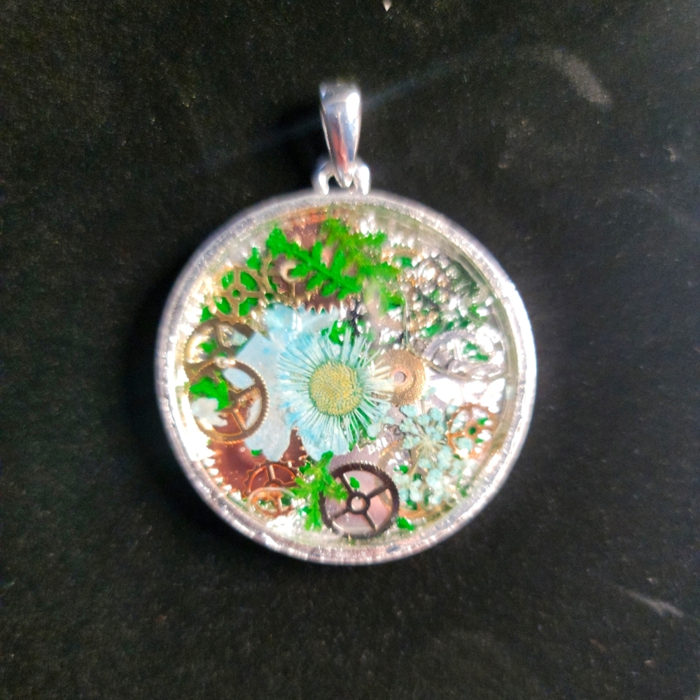 Watch Component and Floral Pendant